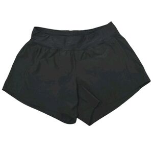 Lands End Plus Black Swim Shorts Size 20W Built In Briefs